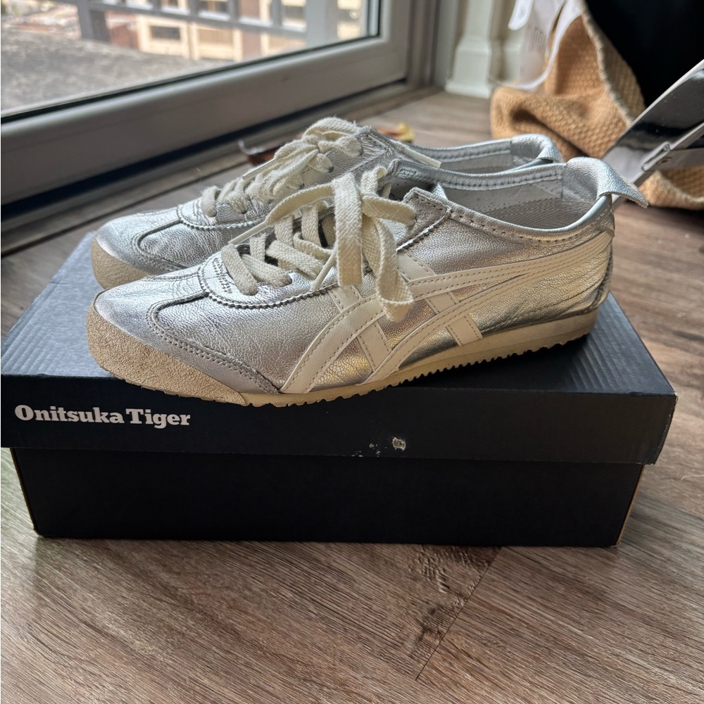 Onitsuka Tiger Silver Sneakers